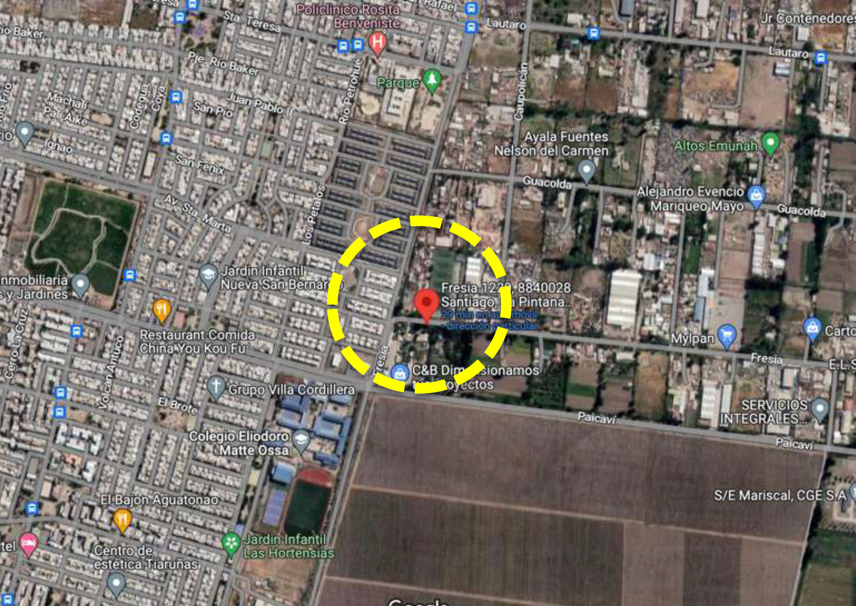 alejandro evencio mariqueo mayo la pintana