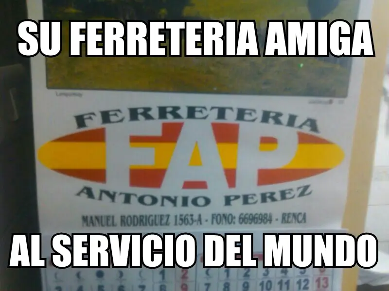 fap ferreteria antonio perez renca
