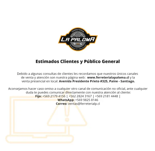ferreteria la paloma paine paine