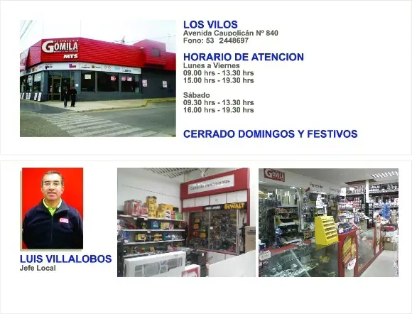 ferreteria nicolas los vilos