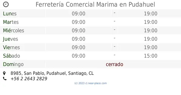 sociedad comercial maraveric ltda pudahuel